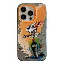 Load image into Gallery viewer, Animal Pattern Oil Painting Series PC + TPU Phone Case, For iPhone 14 Pro Max
