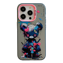 Load image into Gallery viewer, Animal Pattern Oil Painting Series PC + TPU Phone Case, For iPhone 14 Pro Max