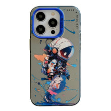 Load image into Gallery viewer, Animal Pattern Oil Painting Series PC + TPU Phone Case, For iPhone 14 Pro Max