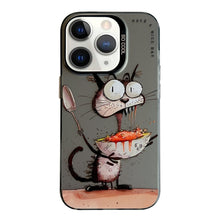 Load image into Gallery viewer, Animal Pattern Oil Painting Series PC + TPU Phone Case, For iPhone 11 Pro Max