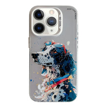 Load image into Gallery viewer, Animal Pattern Oil Painting Series PC + TPU Phone Case, For iPhone 11 Pro Max