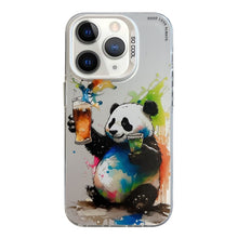 Load image into Gallery viewer, Animal Pattern Oil Painting Series PC + TPU Phone Case, For iPhone 11 Pro Max