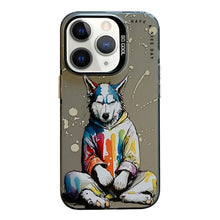 Load image into Gallery viewer, Animal Pattern Oil Painting Series PC + TPU Phone Case, For iPhone 11 Pro Max