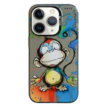 Load image into Gallery viewer, Animal Pattern Oil Painting Series PC + TPU Phone Case, For iPhone 11 Pro Max