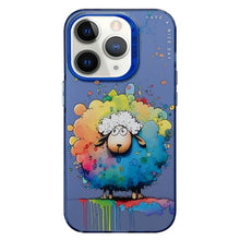 Load image into Gallery viewer, Animal Pattern Oil Painting Series PC + TPU Phone Case, For iPhone 11 Pro Max