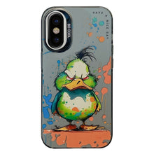 Load image into Gallery viewer, Animal Pattern Oil Painting Series PC + TPU Phone Case, For iPhone X / XS