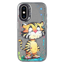 Load image into Gallery viewer, Animal Pattern Oil Painting Series PC + TPU Phone Case, For iPhone XS Max