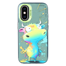 Load image into Gallery viewer, Animal Pattern Oil Painting Series PC + TPU Phone Case, For iPhone XS Max