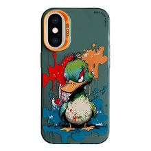 Load image into Gallery viewer, Animal Pattern Oil Painting Series PC + TPU Phone Case, For iPhone XS Max