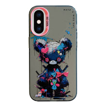 Load image into Gallery viewer, Animal Pattern Oil Painting Series PC + TPU Phone Case, For iPhone XS Max