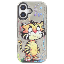 Load image into Gallery viewer, Animal Pattern Oil Painting Series PC + TPU Phone Case, For iPhone 16 Plus
