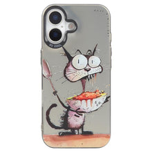 Load image into Gallery viewer, Animal Pattern Oil Painting Series PC + TPU Phone Case, For iPhone 16 Plus