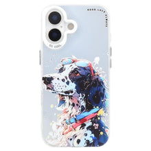 Load image into Gallery viewer, Animal Pattern Oil Painting Series PC + TPU Phone Case, For iPhone 16 Plus