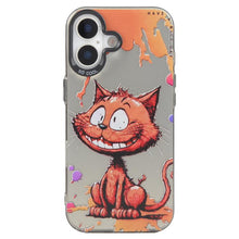 Load image into Gallery viewer, Animal Pattern Oil Painting Series PC + TPU Phone Case, For iPhone 16 Plus
