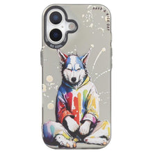Load image into Gallery viewer, Animal Pattern Oil Painting Series PC + TPU Phone Case, For iPhone 16 Plus