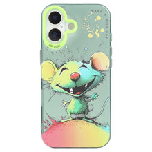 Load image into Gallery viewer, Animal Pattern Oil Painting Series PC + TPU Phone Case, For iPhone 16 Plus