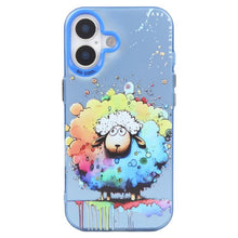Load image into Gallery viewer, Animal Pattern Oil Painting Series PC + TPU Phone Case, For iPhone 16 Plus
