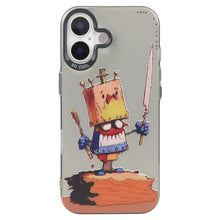 Load image into Gallery viewer, Animal Pattern Oil Painting Series PC + TPU Phone Case, For iPhone 16 Plus