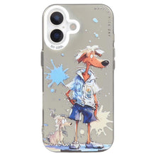 Load image into Gallery viewer, Animal Pattern Oil Painting Series PC + TPU Phone Case, For iPhone 16 Plus
