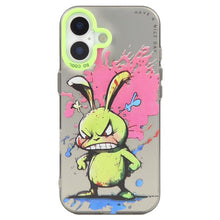 Load image into Gallery viewer, Animal Pattern Oil Painting Series PC + TPU Phone Case, For iPhone 16 Plus