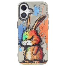 Load image into Gallery viewer, Animal Pattern Oil Painting Series PC + TPU Phone Case, For iPhone 16