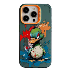 Animal Pattern Oil Painting Series PC + TPU Phone Case, For iPhone 17 Pro