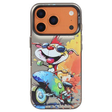 Load image into Gallery viewer, Animal Pattern Oil Painting Series PC + TPU Phone Case, For iPhone 17 Pro