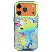 Load image into Gallery viewer, Animal Pattern Oil Painting Series PC + TPU Phone Case, For iPhone 17 Pro Max