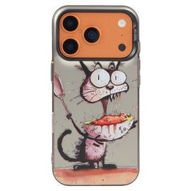 Animal Pattern Oil Painting Series PC + TPU Phone Case, For iPhone 17 Pro Max