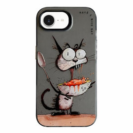 Animal Pattern Oil Painting Series PC + TPU Phone Case, For iPhone 17e / 16e