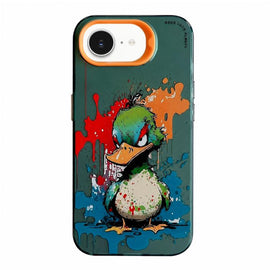 Animal Pattern Oil Painting Series PC + TPU Phone Case, For iPhone 17e / 16e