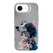 Load image into Gallery viewer, Animal Pattern Oil Painting Series PC + TPU Phone Case, For iPhone 17e / 16e
