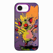 Load image into Gallery viewer, Animal Pattern Oil Painting Series PC + TPU Phone Case, For iPhone 17e / 16e