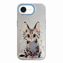 Load image into Gallery viewer, Animal Pattern Oil Painting Series PC + TPU Phone Case, For iPhone 17e / 16e