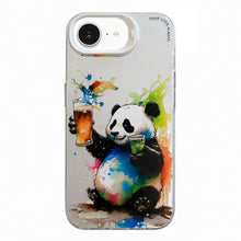 Load image into Gallery viewer, Animal Pattern Oil Painting Series PC + TPU Phone Case, For iPhone 17e / 16e