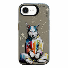 Load image into Gallery viewer, Animal Pattern Oil Painting Series PC + TPU Phone Case, For iPhone 17e / 16e