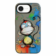 Load image into Gallery viewer, Animal Pattern Oil Painting Series PC + TPU Phone Case, For iPhone 17e / 16e