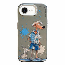 Load image into Gallery viewer, Animal Pattern Oil Painting Series PC + TPU Phone Case, For iPhone 17e / 16e