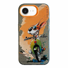 Load image into Gallery viewer, Animal Pattern Oil Painting Series PC + TPU Phone Case, For iPhone 17e / 16e