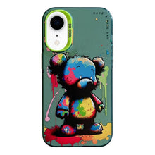 Load image into Gallery viewer, Animal Pattern Oil Painting Series PC + TPU Phone Case, For iPhone XR