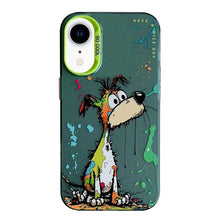 Load image into Gallery viewer, Animal Pattern Oil Painting Series PC + TPU Phone Case, For iPhone XR