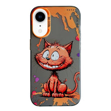 Load image into Gallery viewer, Animal Pattern Oil Painting Series PC + TPU Phone Case, For iPhone XR
