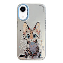 Load image into Gallery viewer, Animal Pattern Oil Painting Series PC + TPU Phone Case, For iPhone XR
