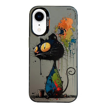 Load image into Gallery viewer, Animal Pattern Oil Painting Series PC + TPU Phone Case, For iPhone XR