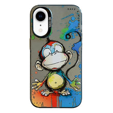 Load image into Gallery viewer, Animal Pattern Oil Painting Series PC + TPU Phone Case, For iPhone XR