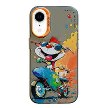 Load image into Gallery viewer, Animal Pattern Oil Painting Series PC + TPU Phone Case, For iPhone XR