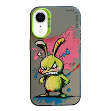 Load image into Gallery viewer, Animal Pattern Oil Painting Series PC + TPU Phone Case, For iPhone XR