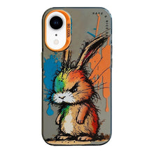 Load image into Gallery viewer, Animal Pattern Oil Painting Series PC + TPU Phone Case, For iPhone XR