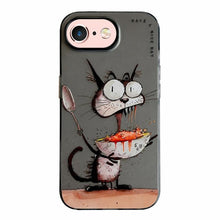 Load image into Gallery viewer, Animal Pattern Oil Painting Series PC + TPU Phone Case, For iPhone 6s / 6