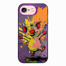 Load image into Gallery viewer, Animal Pattern Oil Painting Series PC + TPU Phone Case, For iPhone 6s / 6